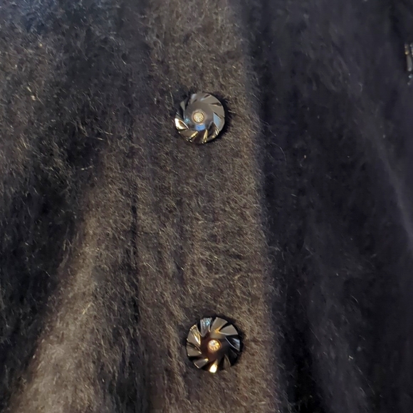 Vintage Angora Sweater/Jacket Sz S/M - Picture 4 of 6